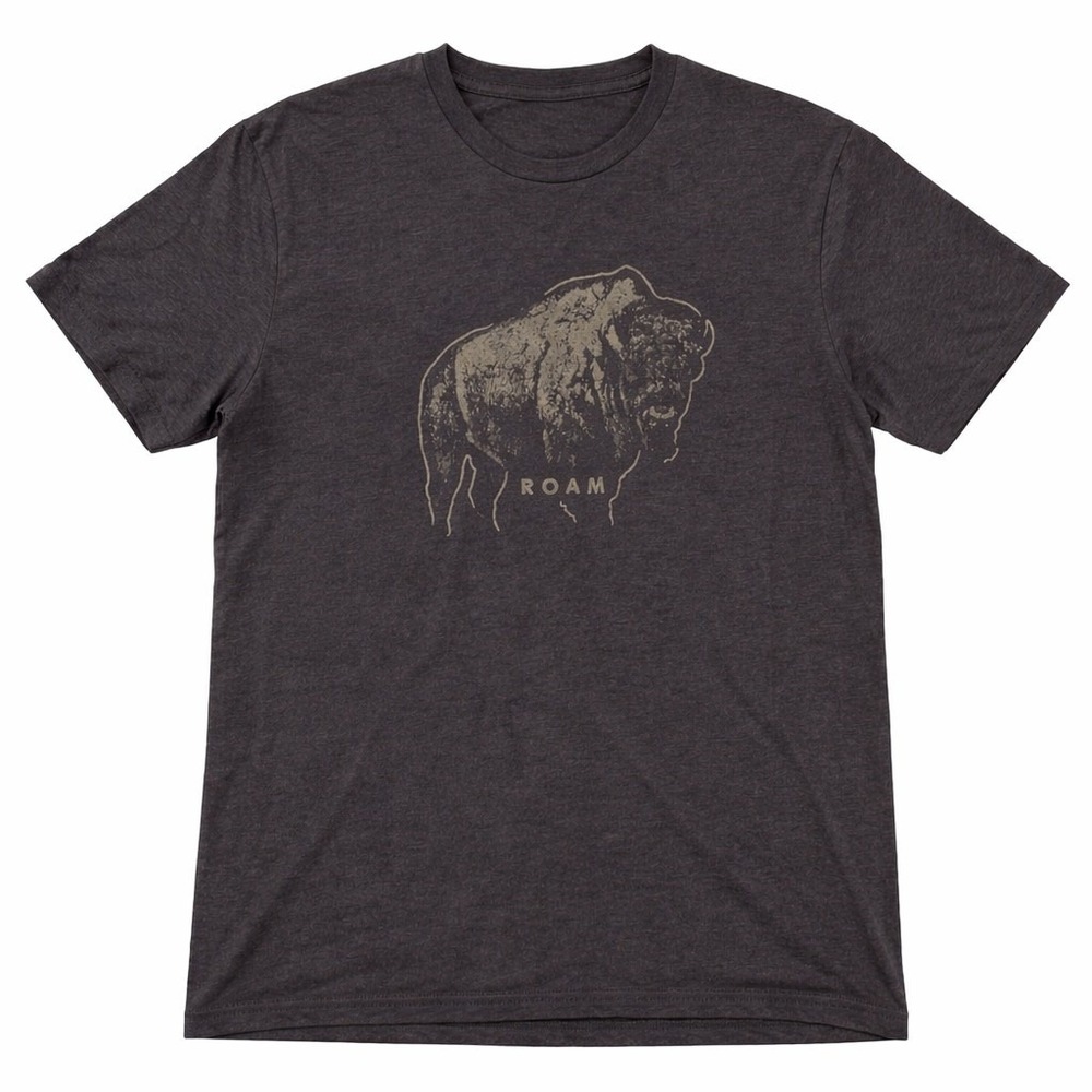 Bison‎ Animal Nature Grunge Indie Sleaze Punk Wild Life Roam Cotton S Unisex